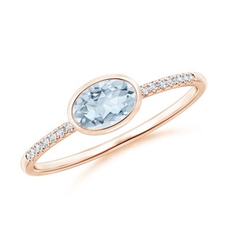 Oval A Aquamarine