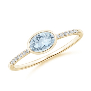 Oval A Aquamarine