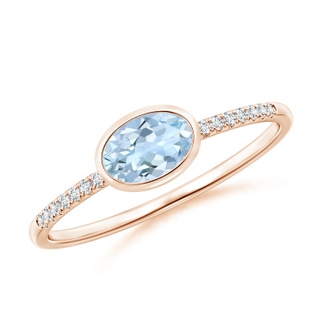 Oval AA Aquamarine