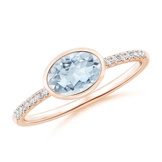Oval A Aquamarine