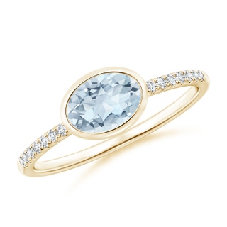 Oval A Aquamarine