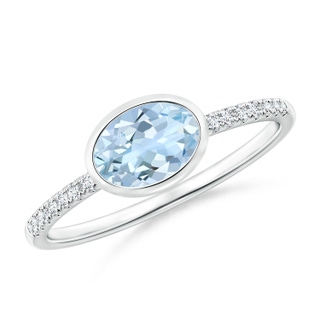 Oval AA Aquamarine