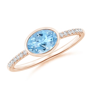 Oval AAAA Aquamarine