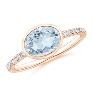 Oval A Aquamarine
