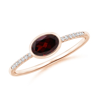 Oval A Garnet