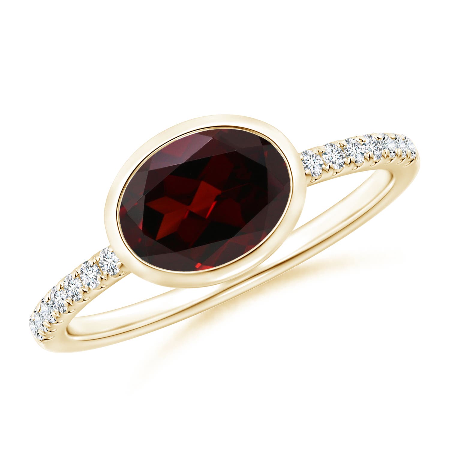 A - Garnet / 1.53 CT / 14 KT Yellow Gold