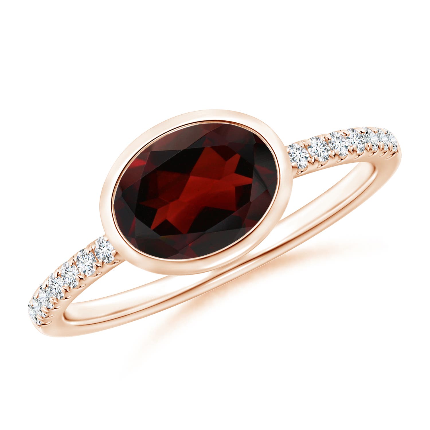 AA - Garnet / 1.53 CT / 14 KT Rose Gold