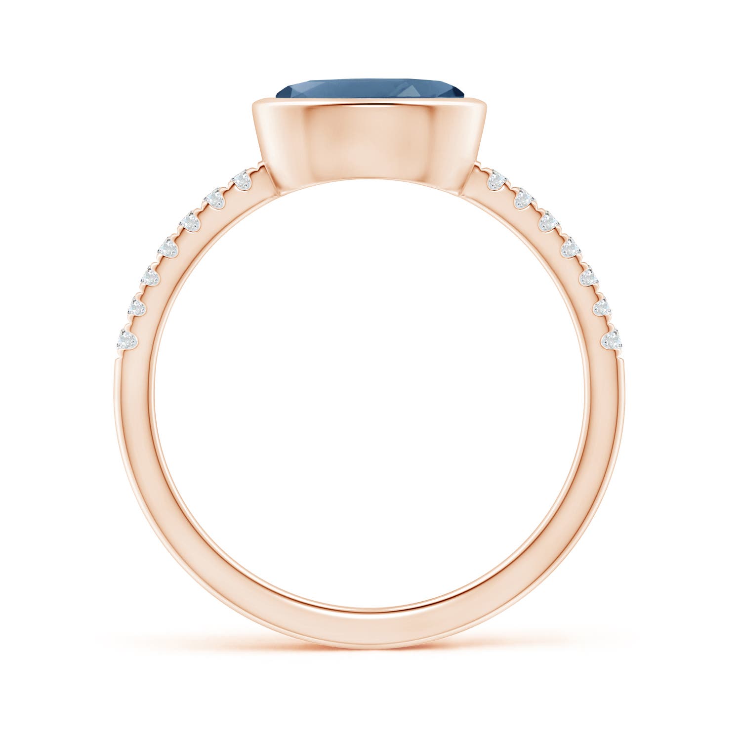 A - London Blue Topaz / 1.58 CT / 14 KT Rose Gold