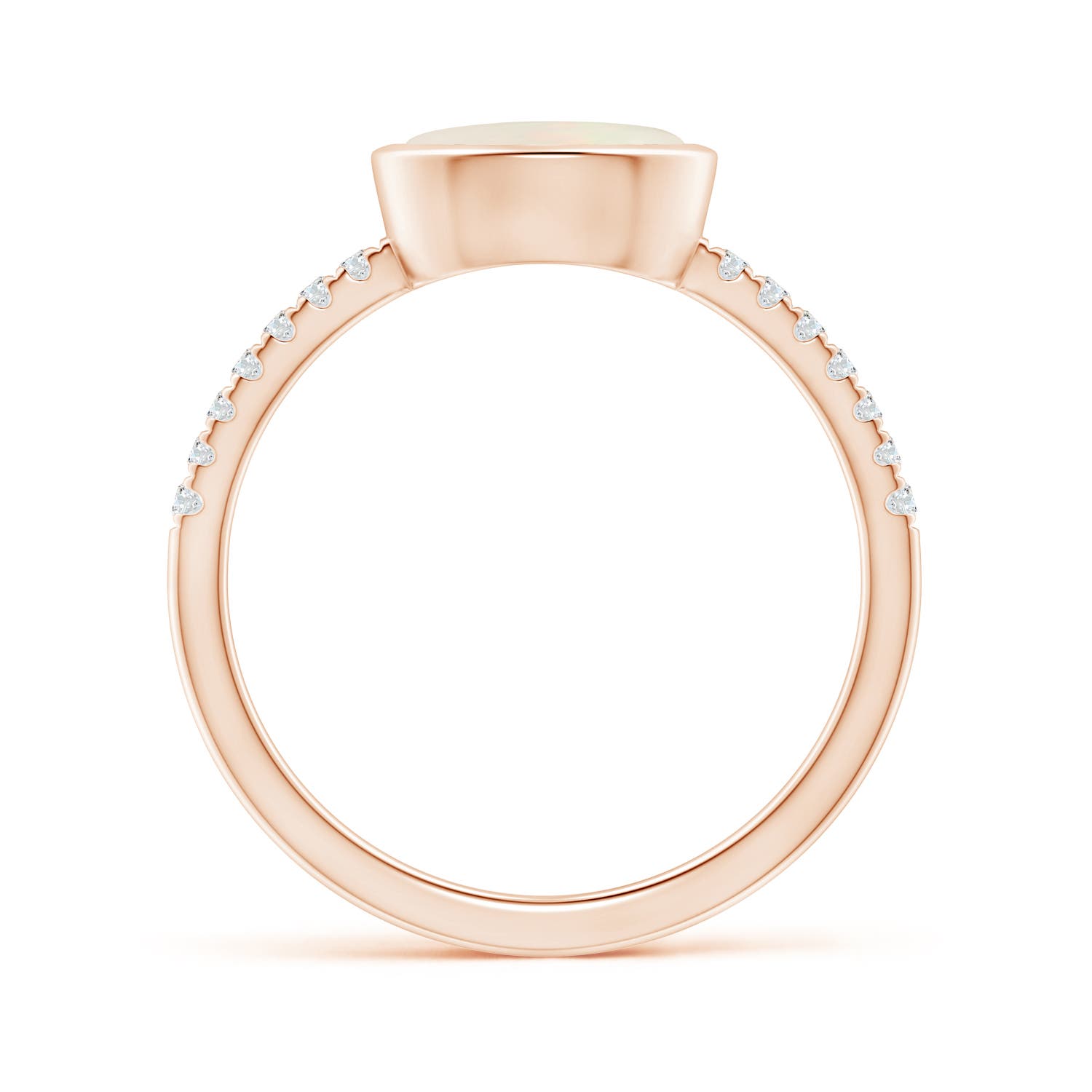 A - Opal / 0.88 CT / 14 KT Rose Gold