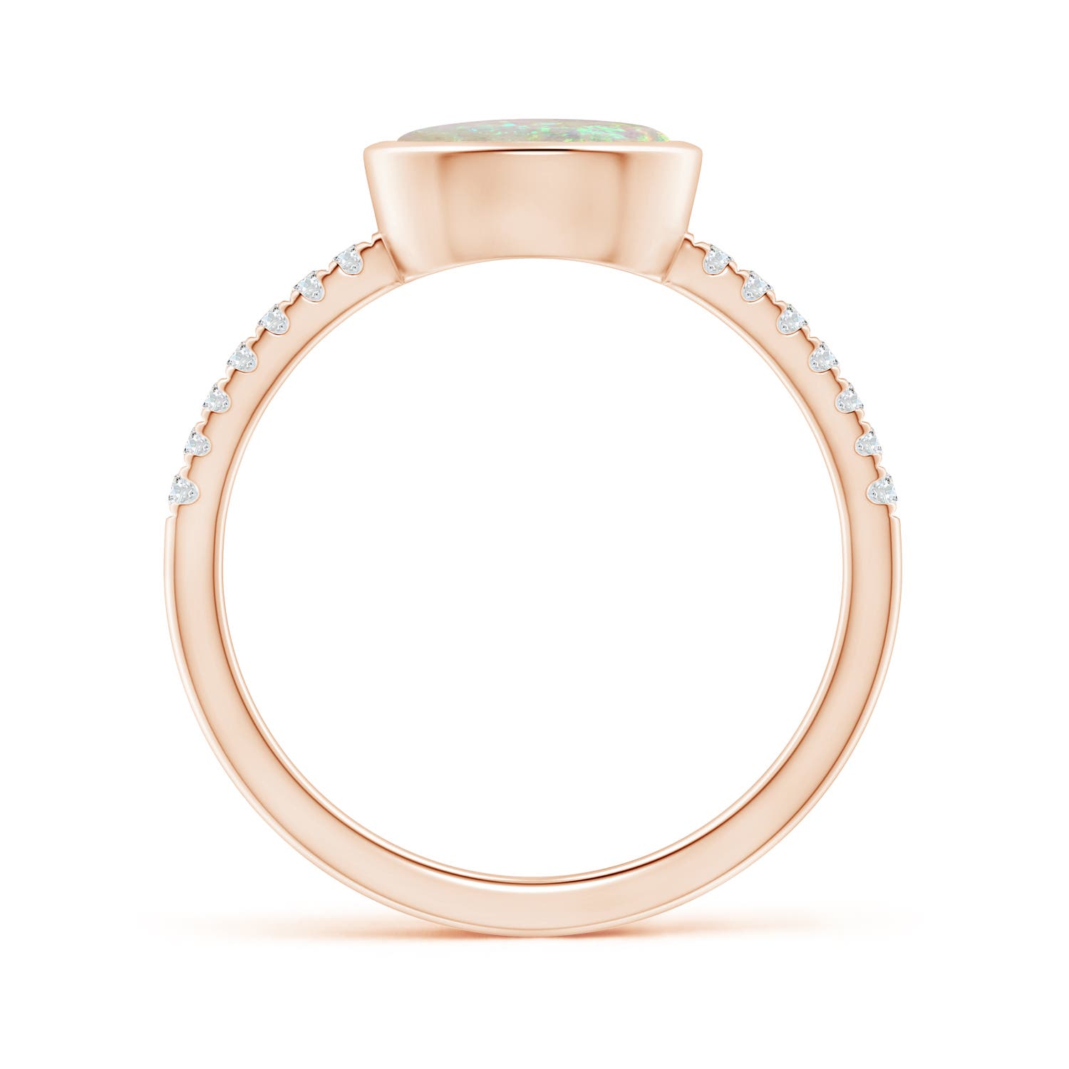 AAA - Opal / 0.88 CT / 14 KT Rose Gold