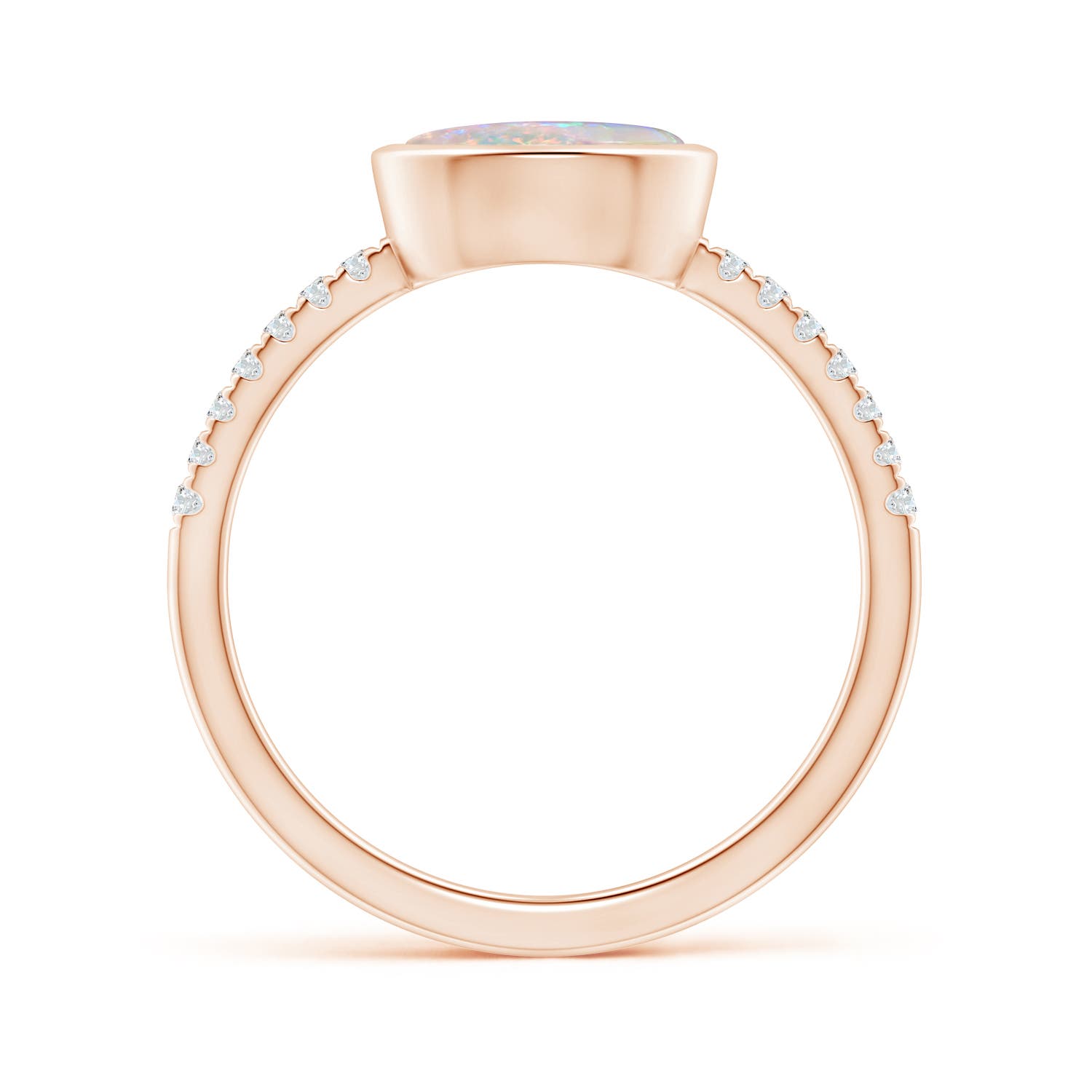 AAAA - Opal / 0.88 CT / 14 KT Rose Gold