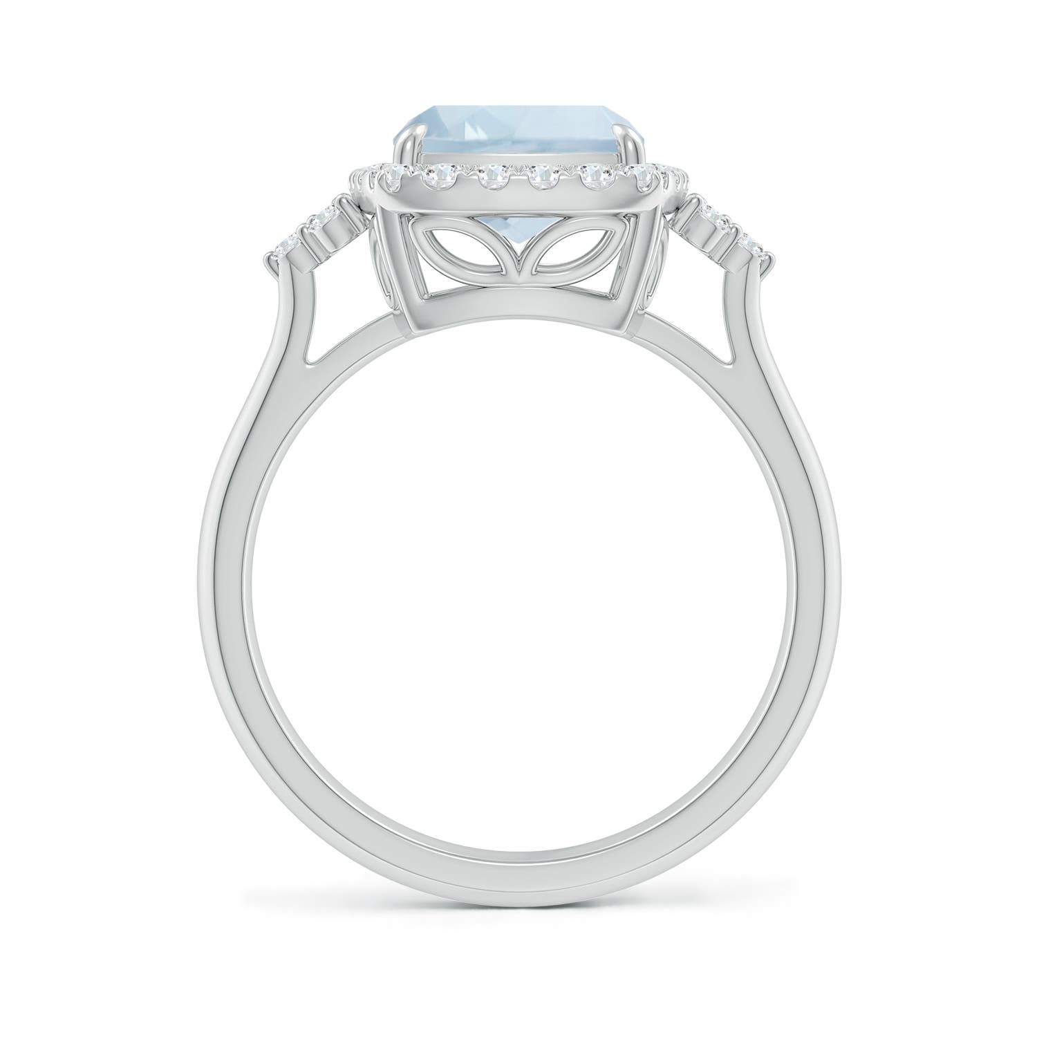 A - Aquamarine / 2.8 CT / 14 KT White Gold