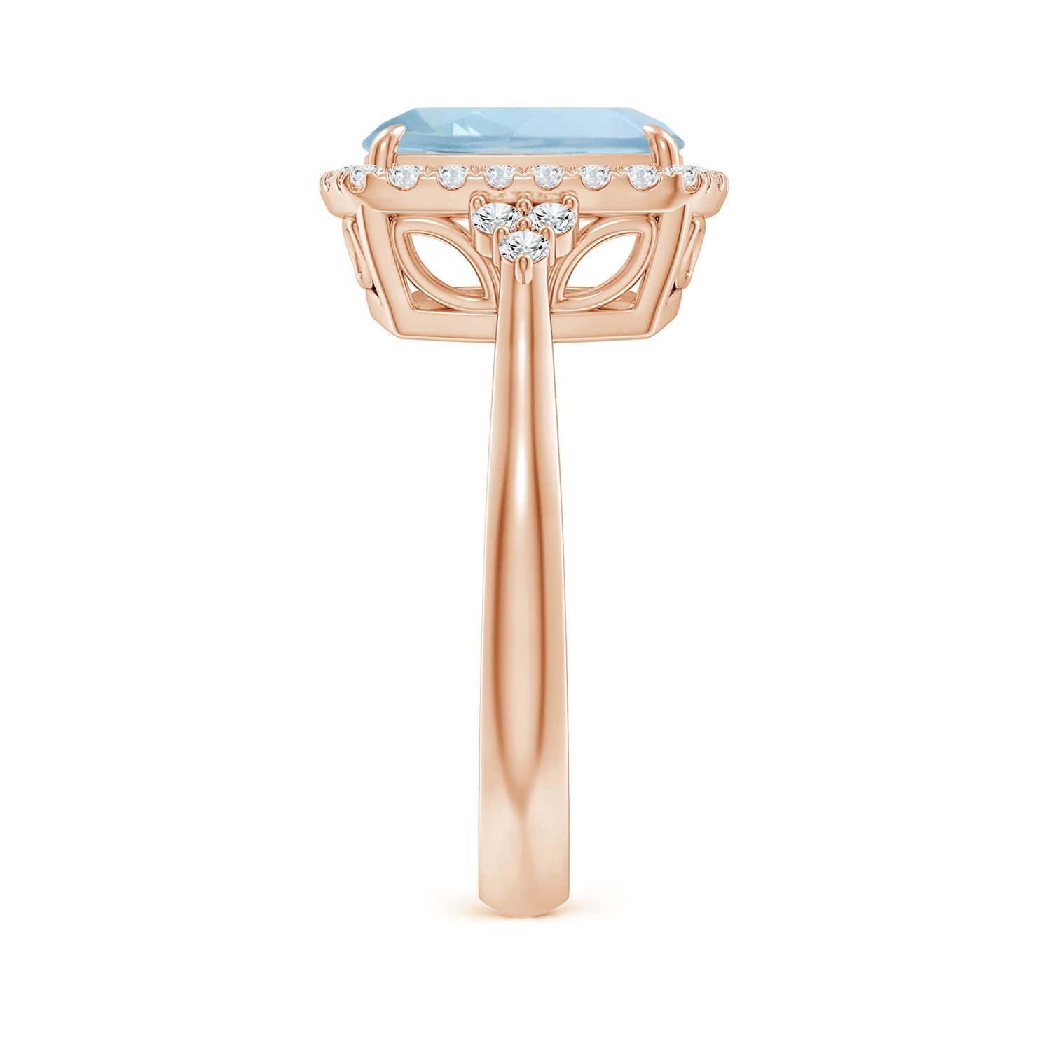 AA - Aquamarine / 2.8 CT / 14 KT Rose Gold