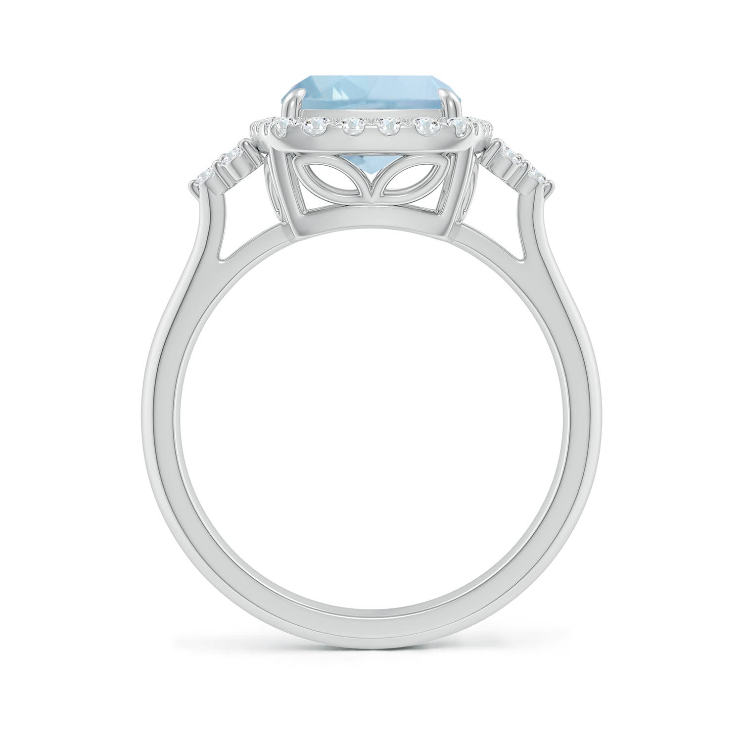 AA - Aquamarine / 2.8 CT / 14 KT White Gold