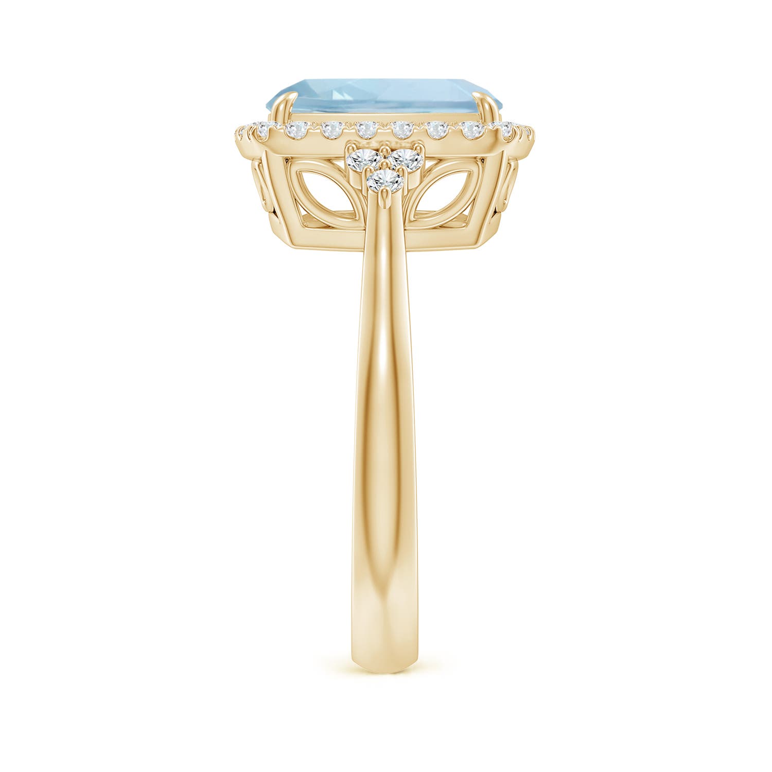 AA - Aquamarine / 2.8 CT / 14 KT Yellow Gold