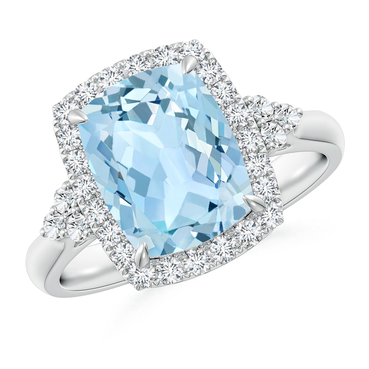 AAA - Aquamarine / 2.8 CT / 14 KT White Gold