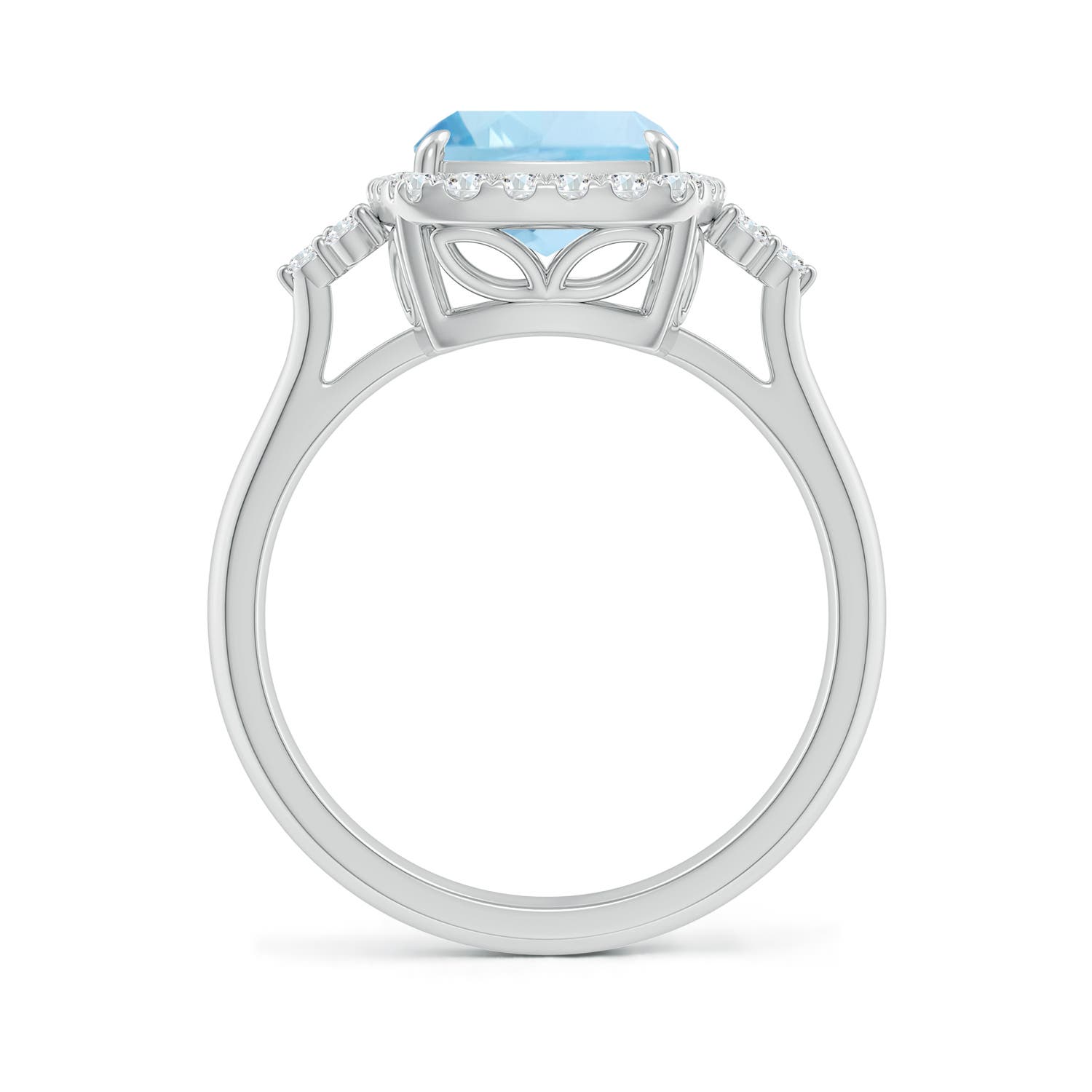 AAA - Aquamarine / 2.8 CT / 14 KT White Gold