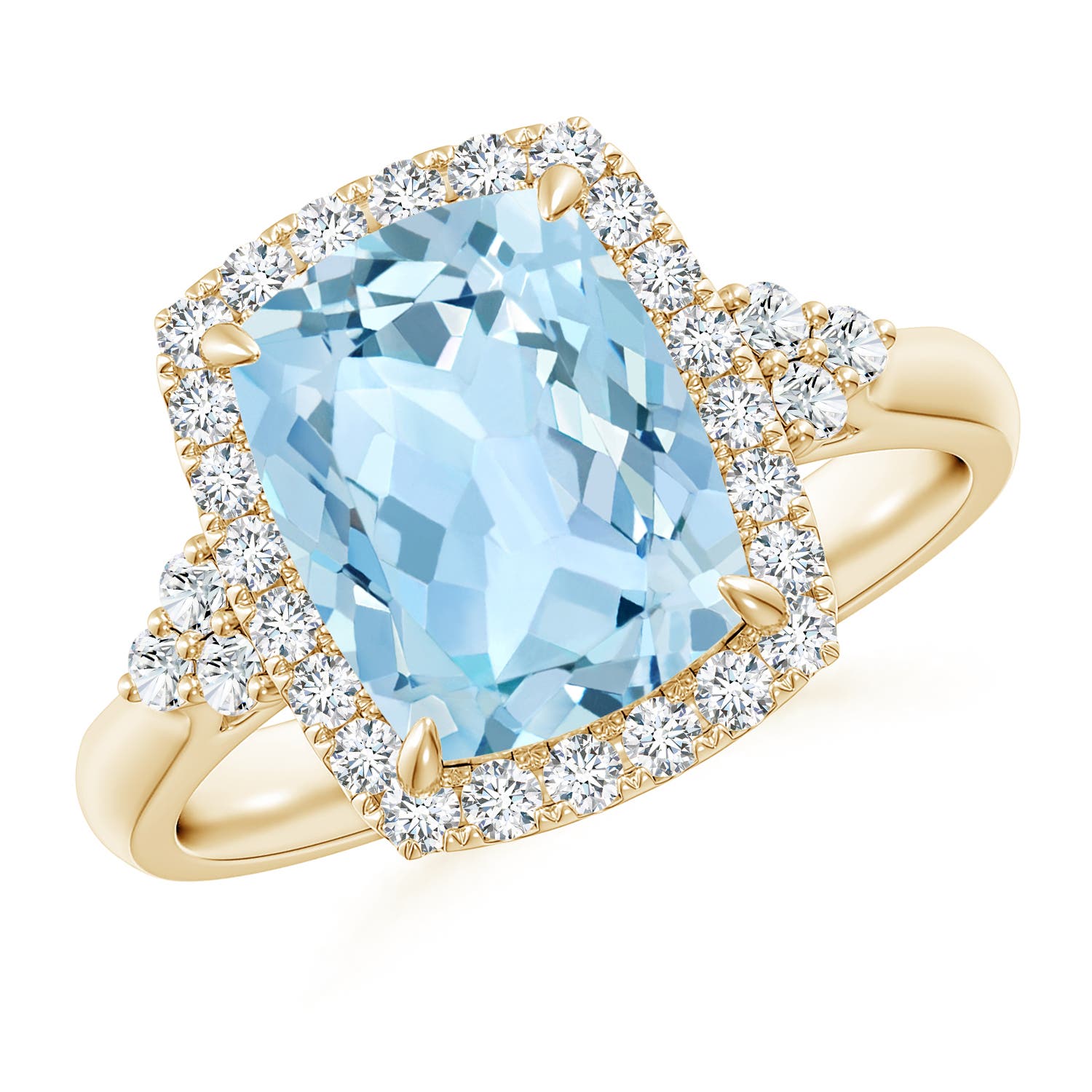 AAA - Aquamarine / 2.8 CT / 14 KT Yellow Gold