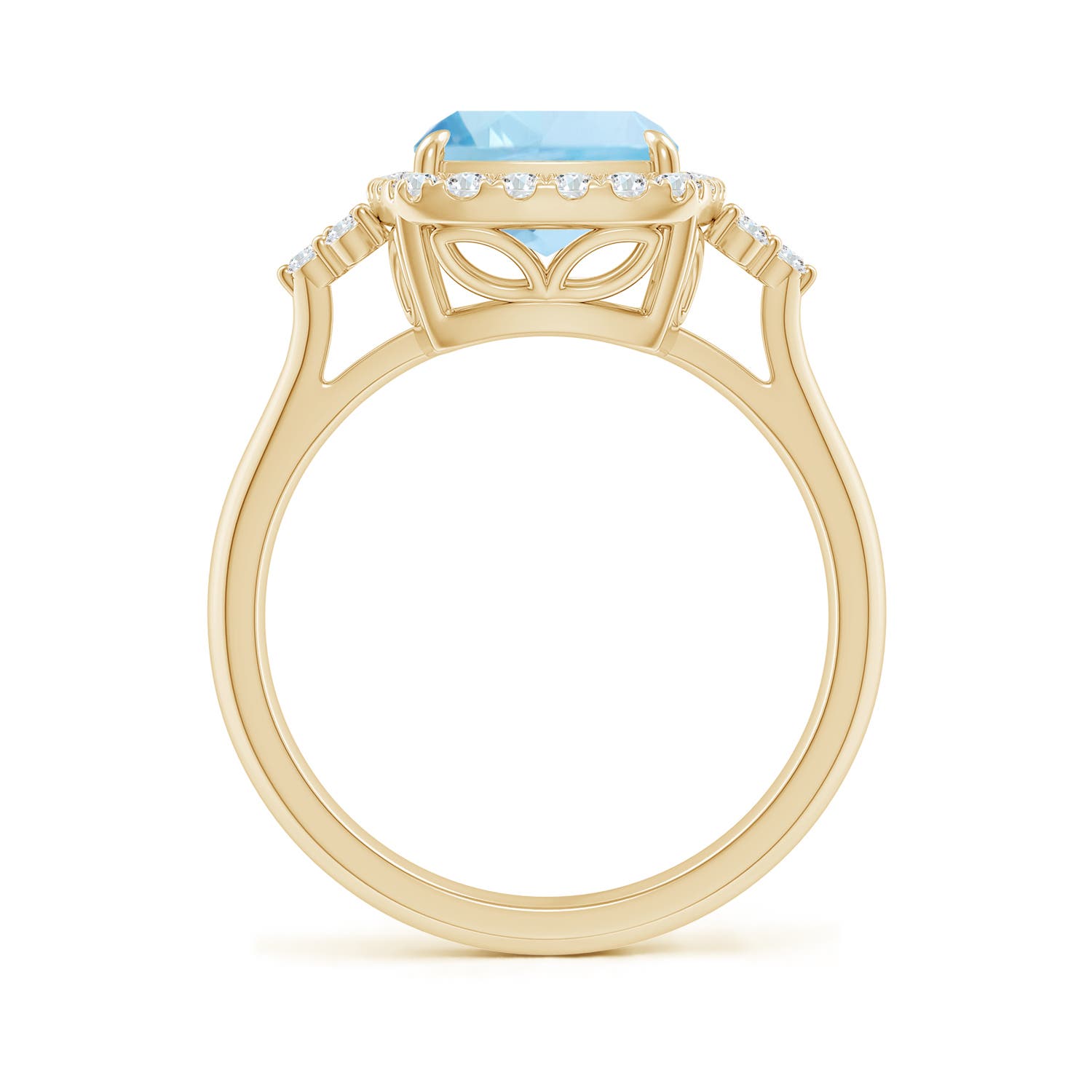 AAA - Aquamarine / 2.8 CT / 14 KT Yellow Gold