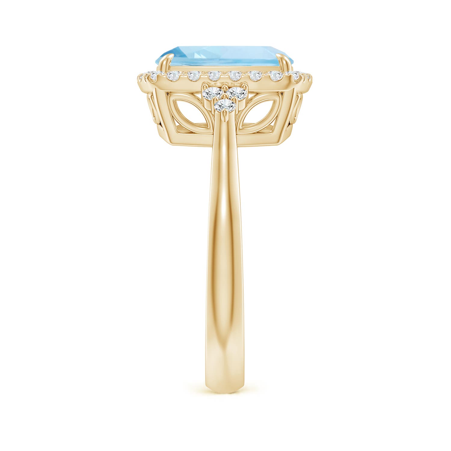 AAA - Aquamarine / 2.8 CT / 14 KT Yellow Gold