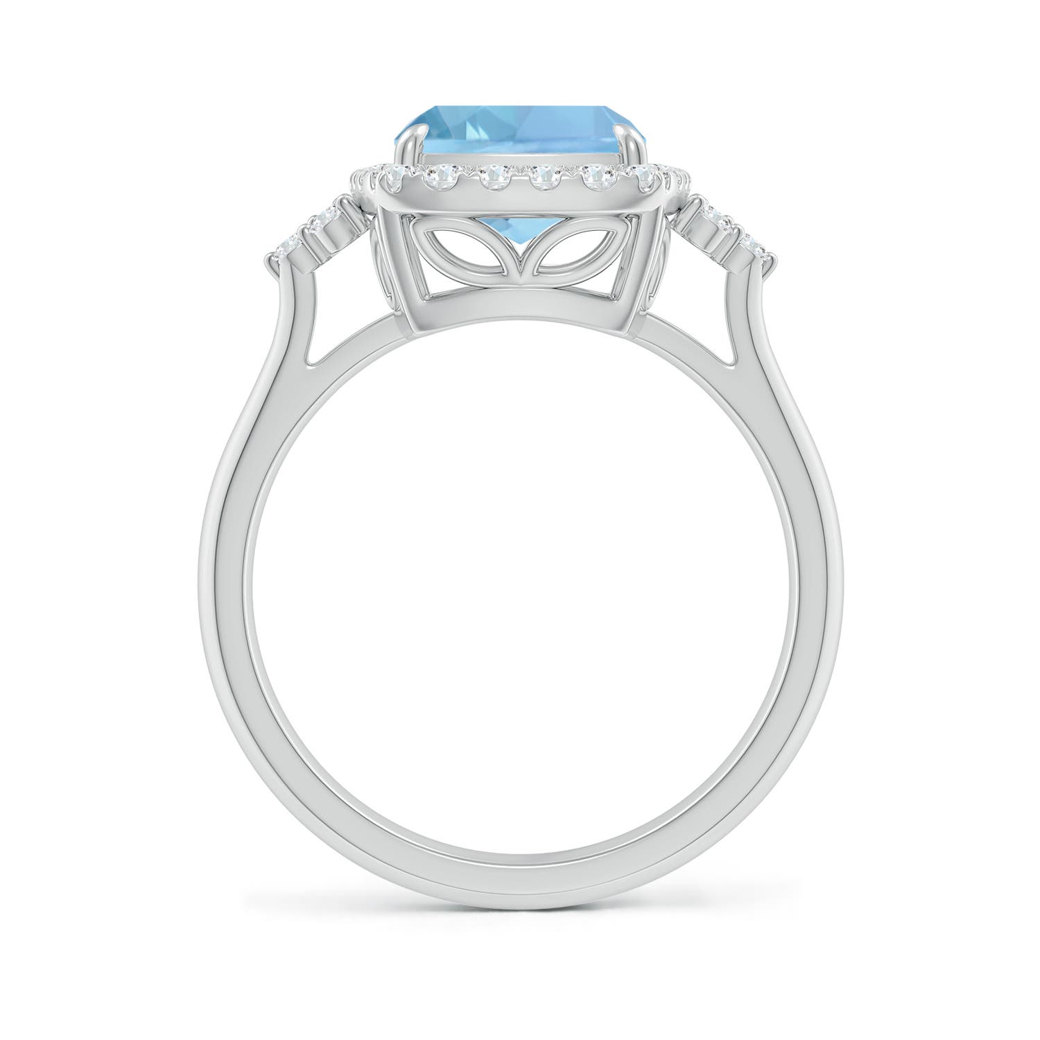 AAAA - Aquamarine / 2.8 CT / 14 KT White Gold