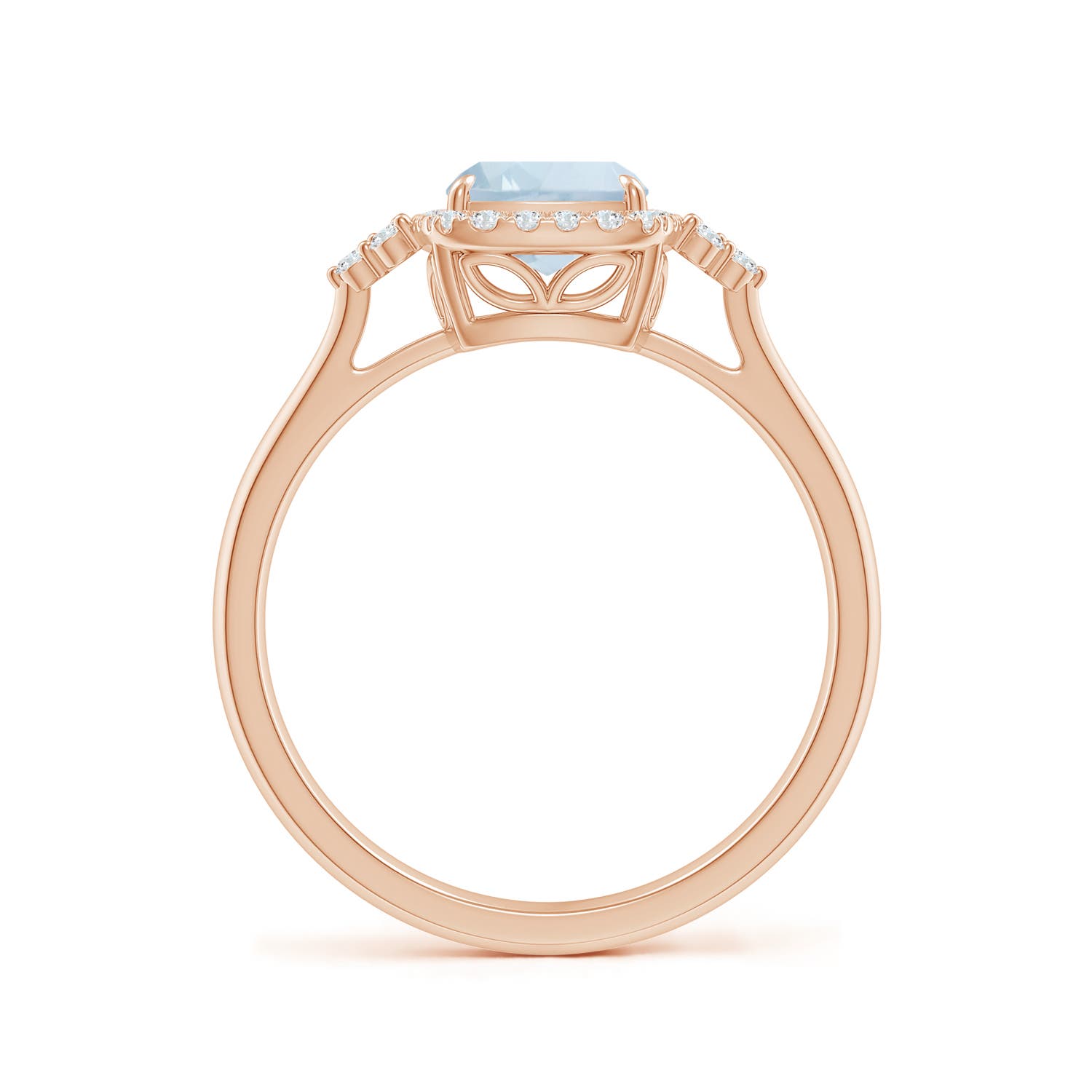 A - Aquamarine / 1.38 CT / 14 KT Rose Gold