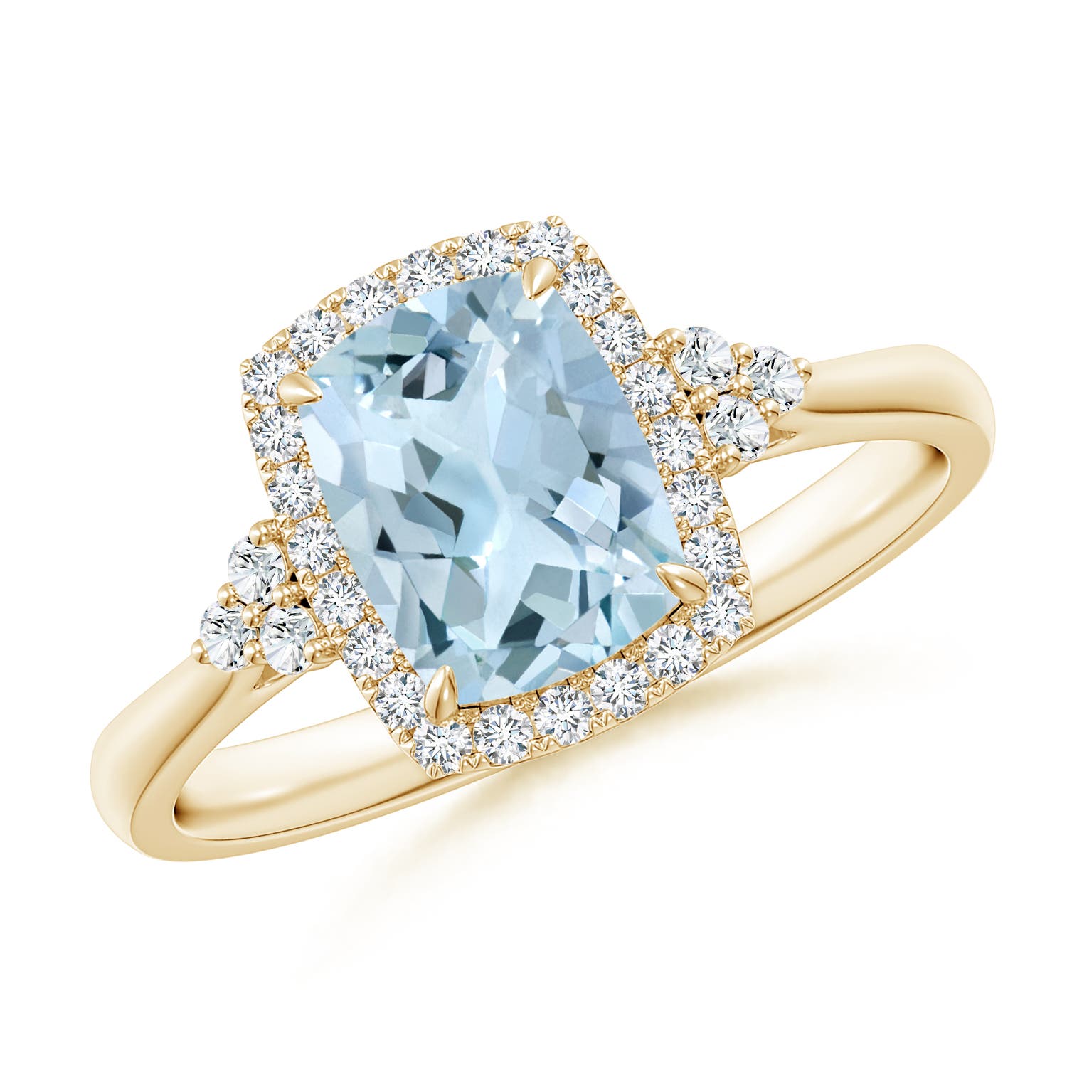 AA - Aquamarine / 1.38 CT / 14 KT Yellow Gold