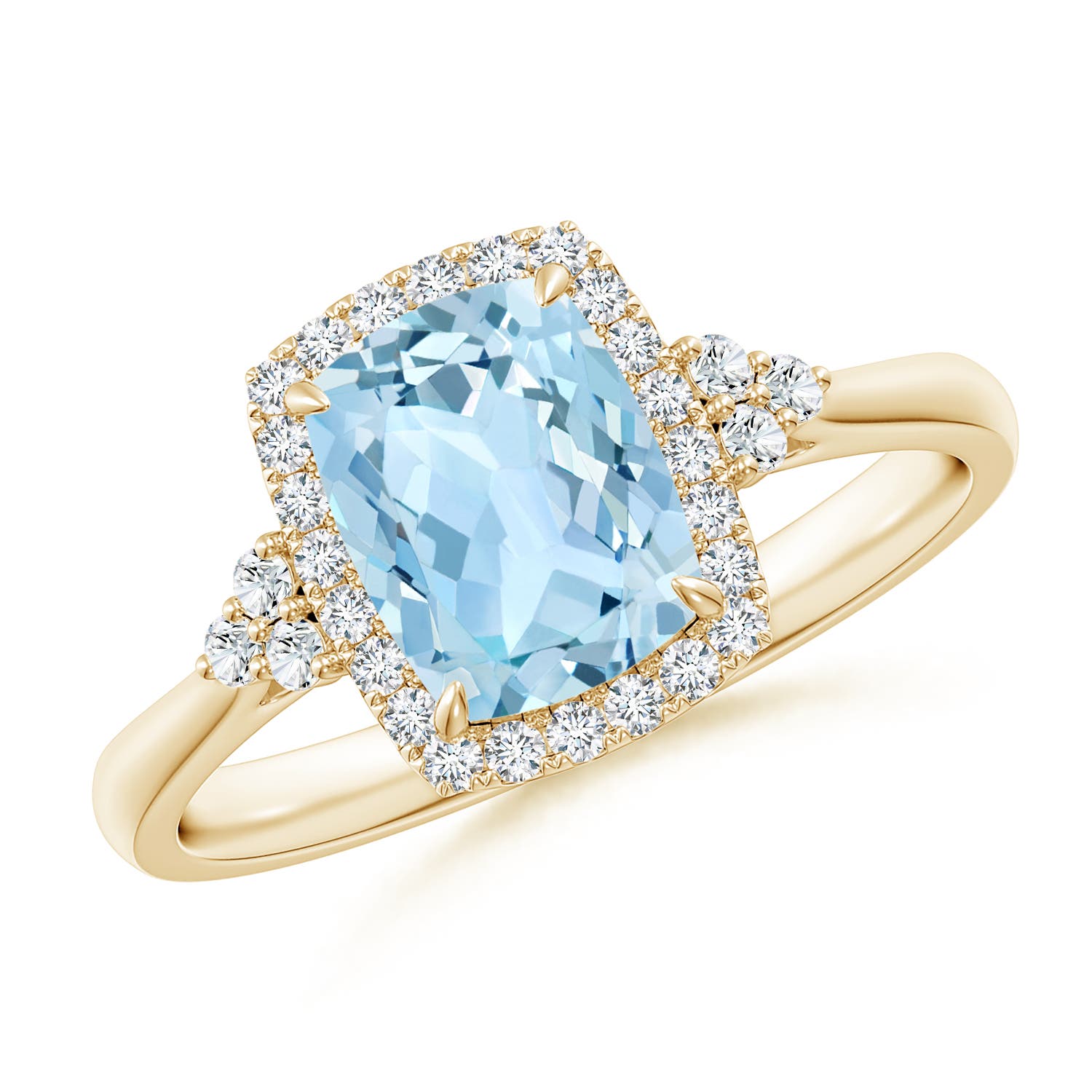 AAA - Aquamarine / 1.38 CT / 14 KT Yellow Gold