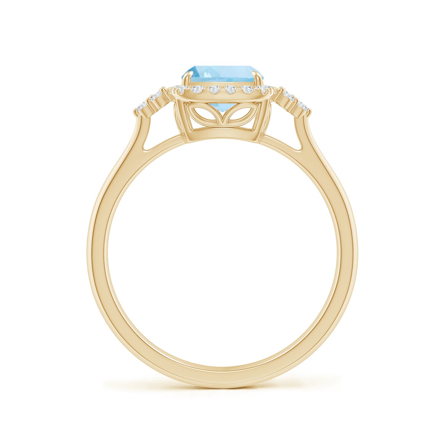 AAA - Aquamarine / 1.38 CT / 14 KT Yellow Gold