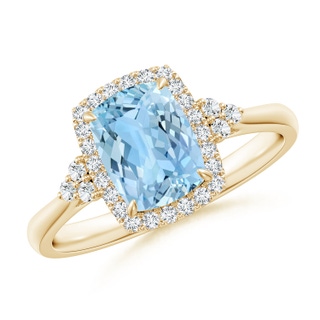 Cushion Rectangular AAAA Aquamarine
