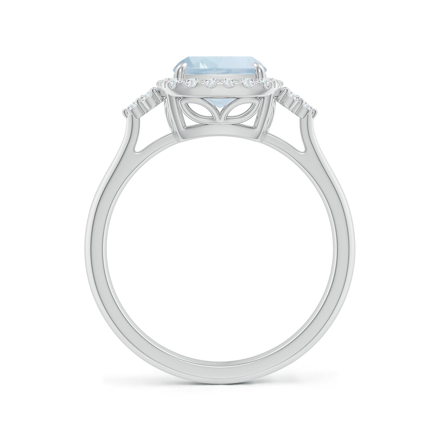 A - Aquamarine / 2.11 CT / 14 KT White Gold