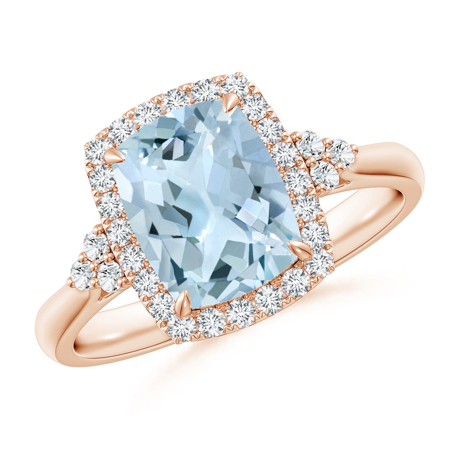 AA - Aquamarine / 2.11 CT / 14 KT Rose Gold