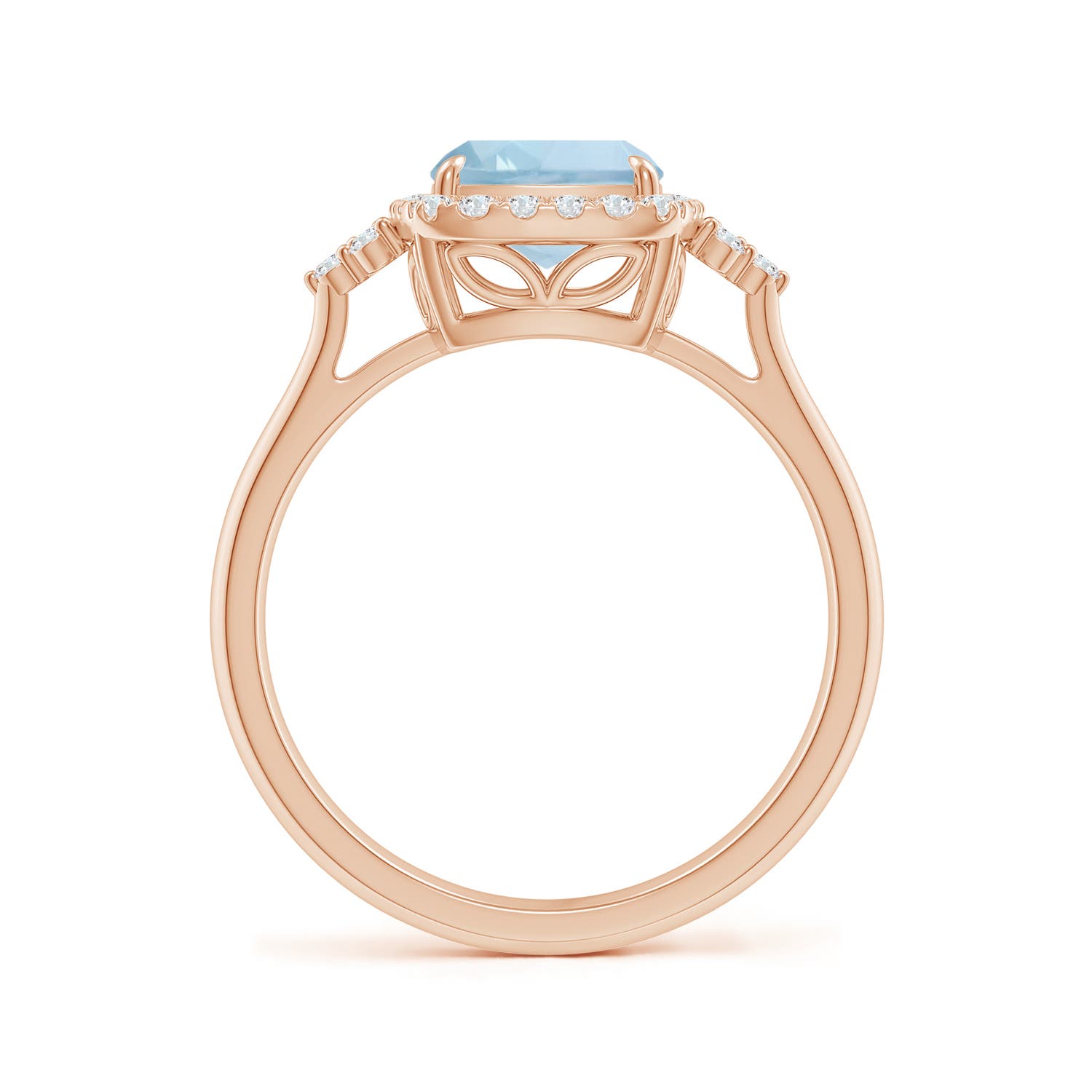 AA - Aquamarine / 2.11 CT / 14 KT Rose Gold