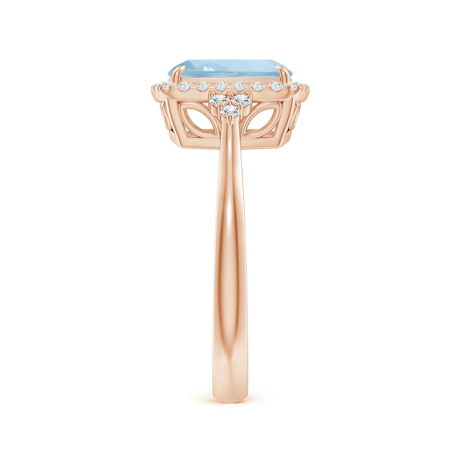 AA - Aquamarine / 2.11 CT / 14 KT Rose Gold