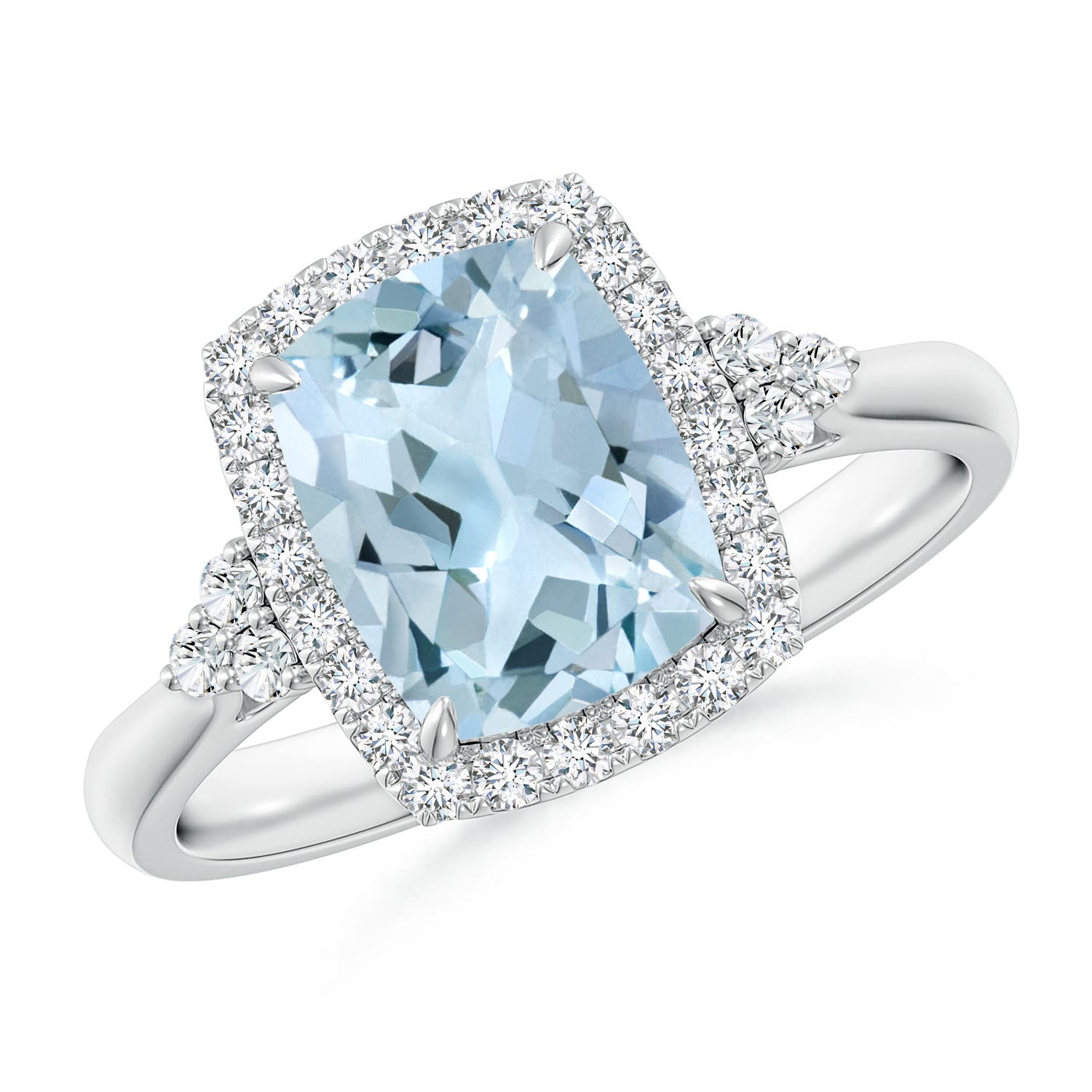 AA - Aquamarine / 2.11 CT / 14 KT White Gold