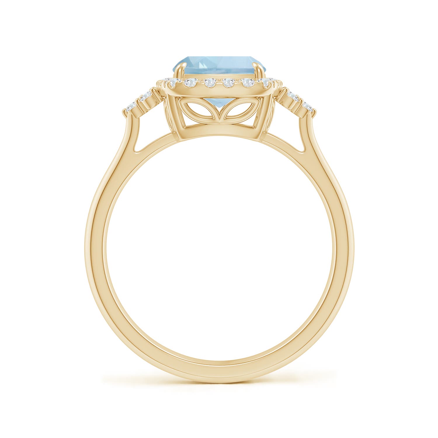 AA - Aquamarine / 2.11 CT / 14 KT Yellow Gold