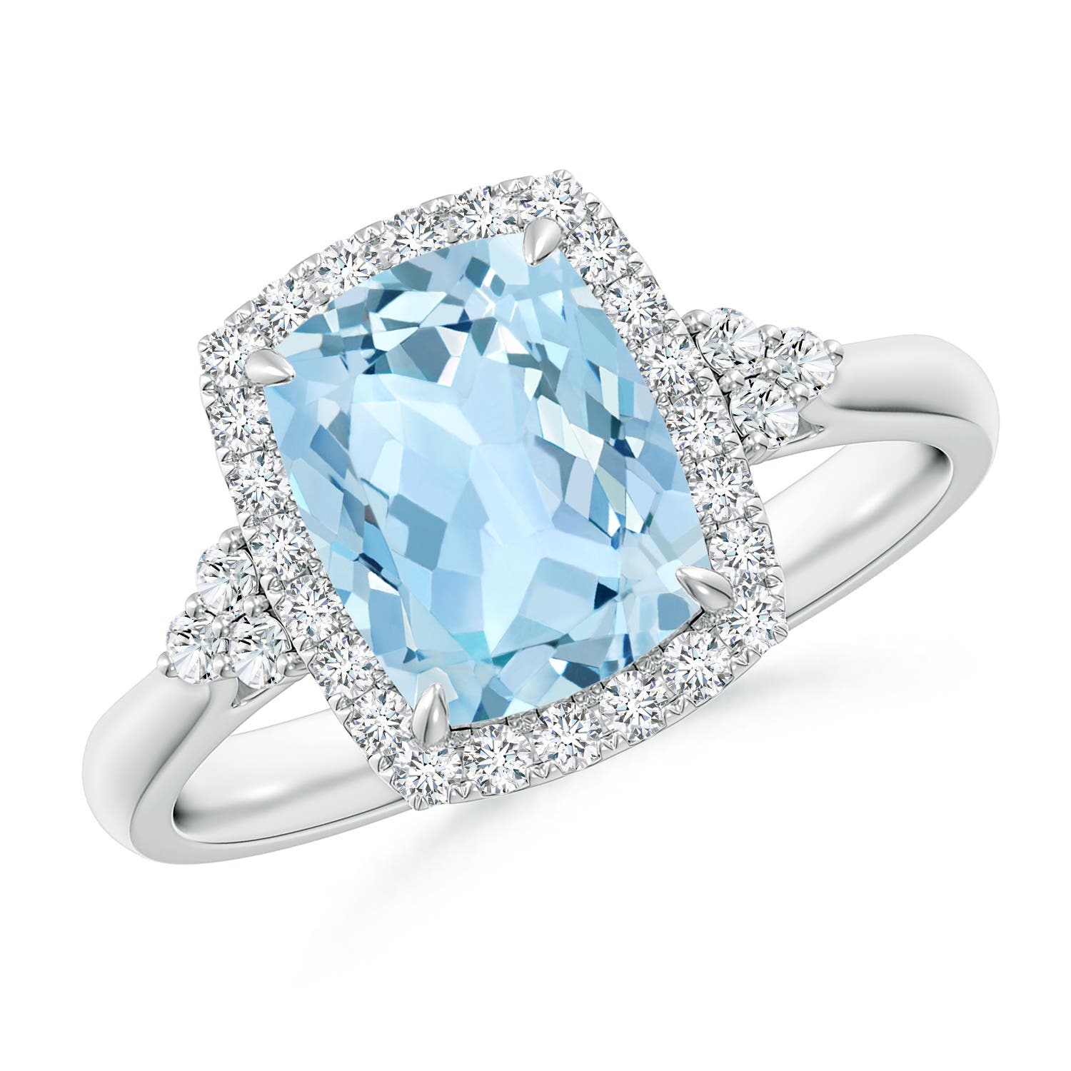 AAA - Aquamarine / 2.11 CT / 14 KT White Gold