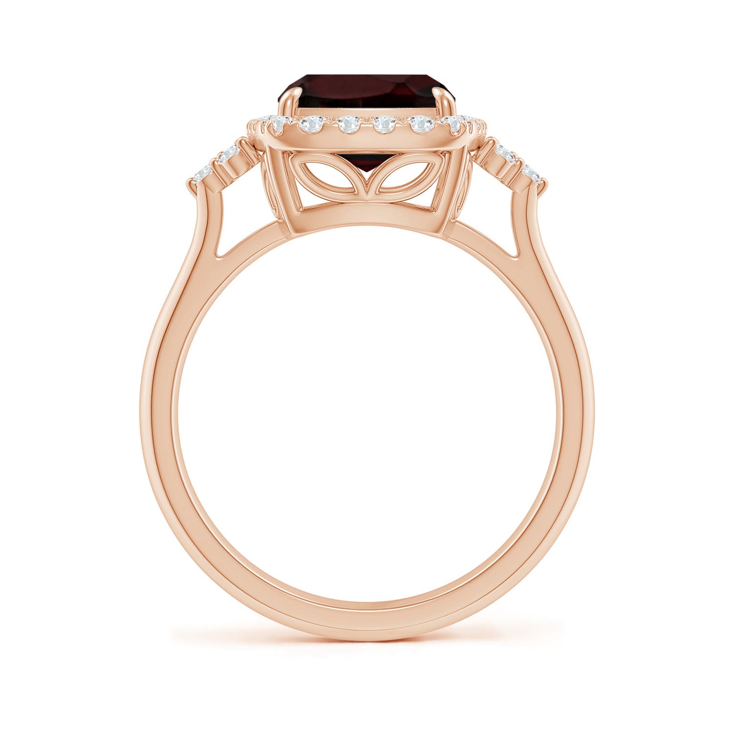 A - Garnet / 3.7 CT / 14 KT Rose Gold