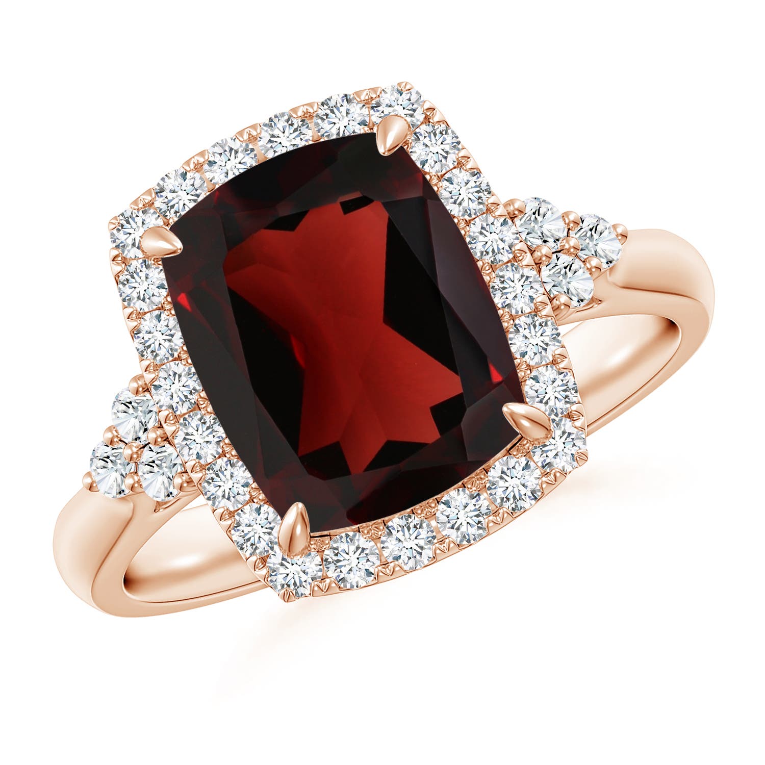 AA - Garnet / 3.7 CT / 14 KT Rose Gold