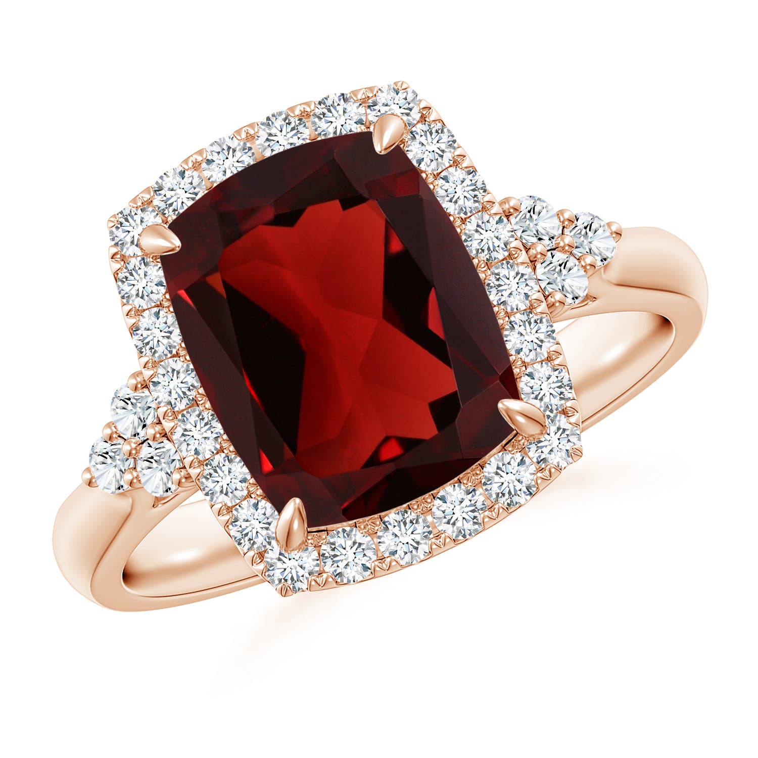 AAA - Garnet / 3.7 CT / 14 KT Rose Gold