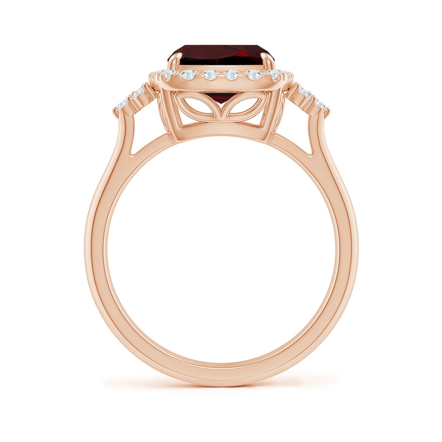 AAA - Garnet / 3.7 CT / 14 KT Rose Gold