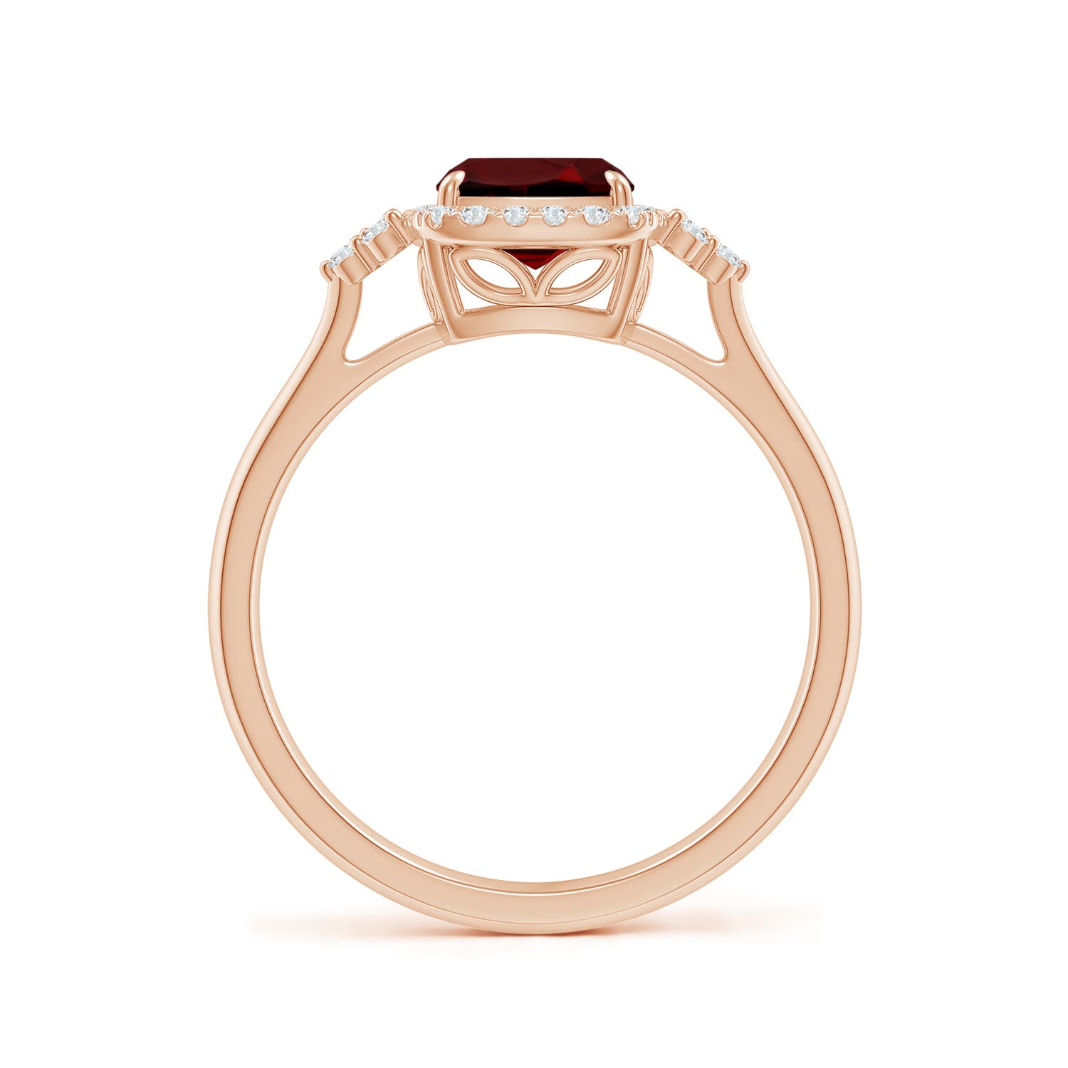 AAAA - Garnet / 1.78 CT / 14 KT Rose Gold