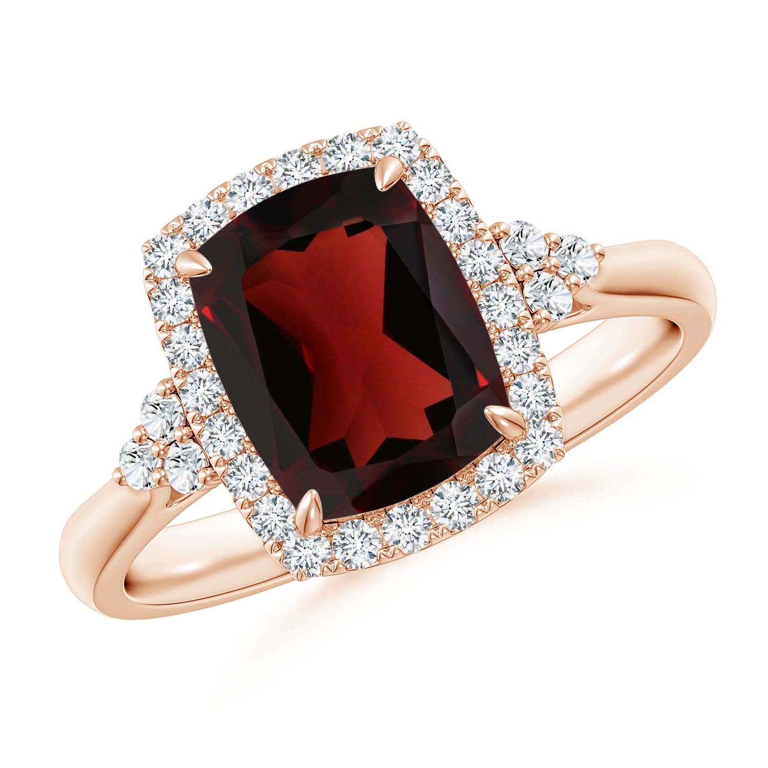 AA - Garnet / 3.16 CT / 14 KT Rose Gold