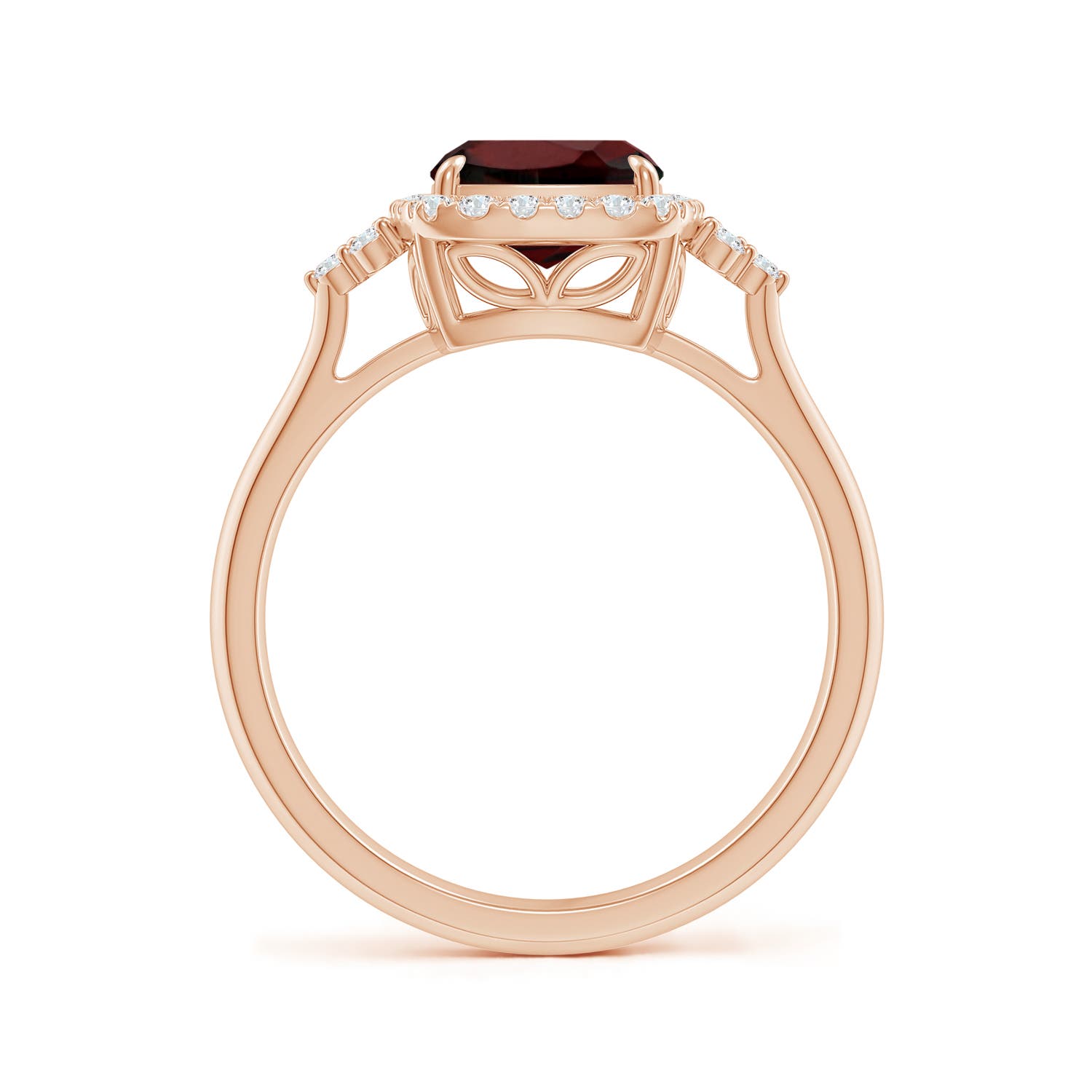 AA - Garnet / 3.16 CT / 14 KT Rose Gold