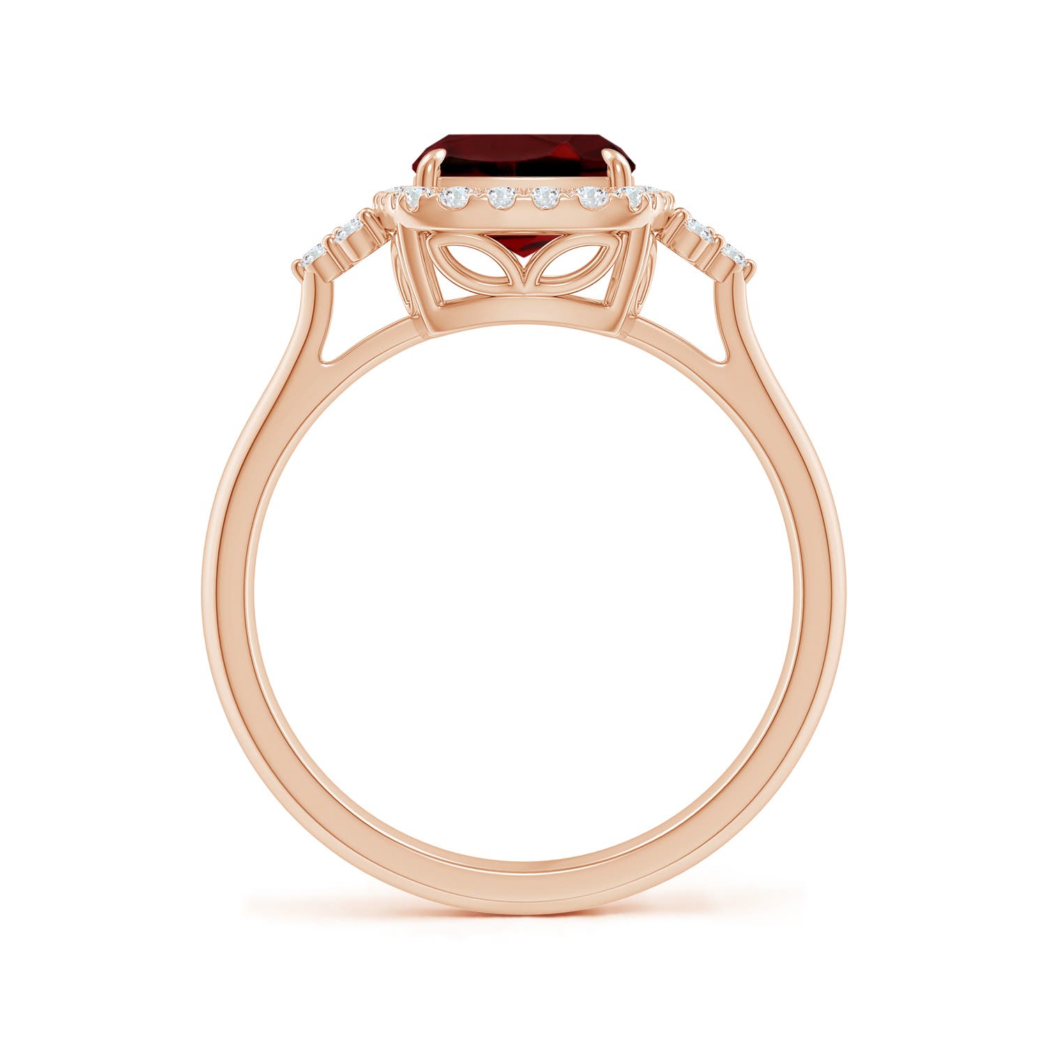 AAAA - Garnet / 3.16 CT / 14 KT Rose Gold