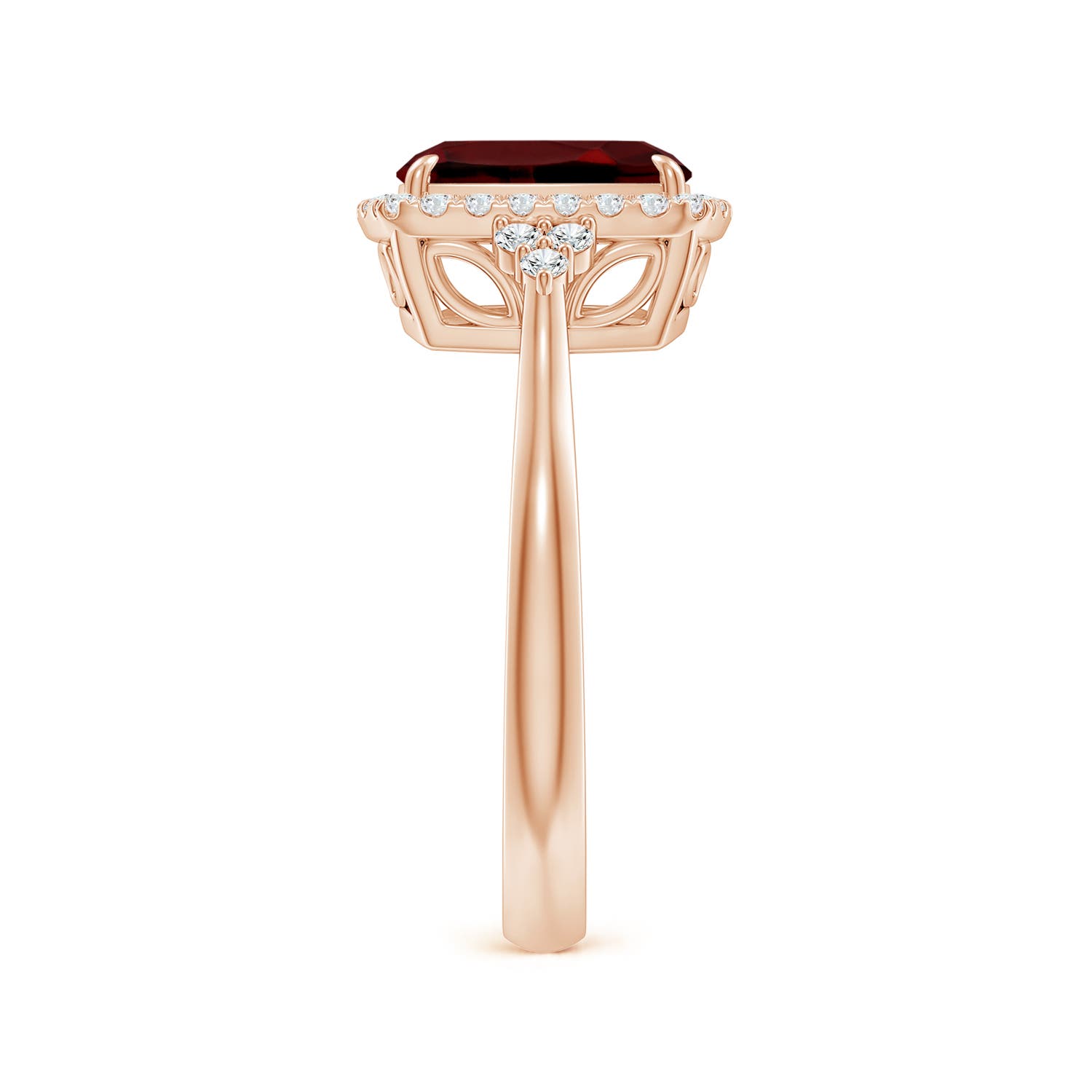 AAAA - Garnet / 3.16 CT / 14 KT Rose Gold