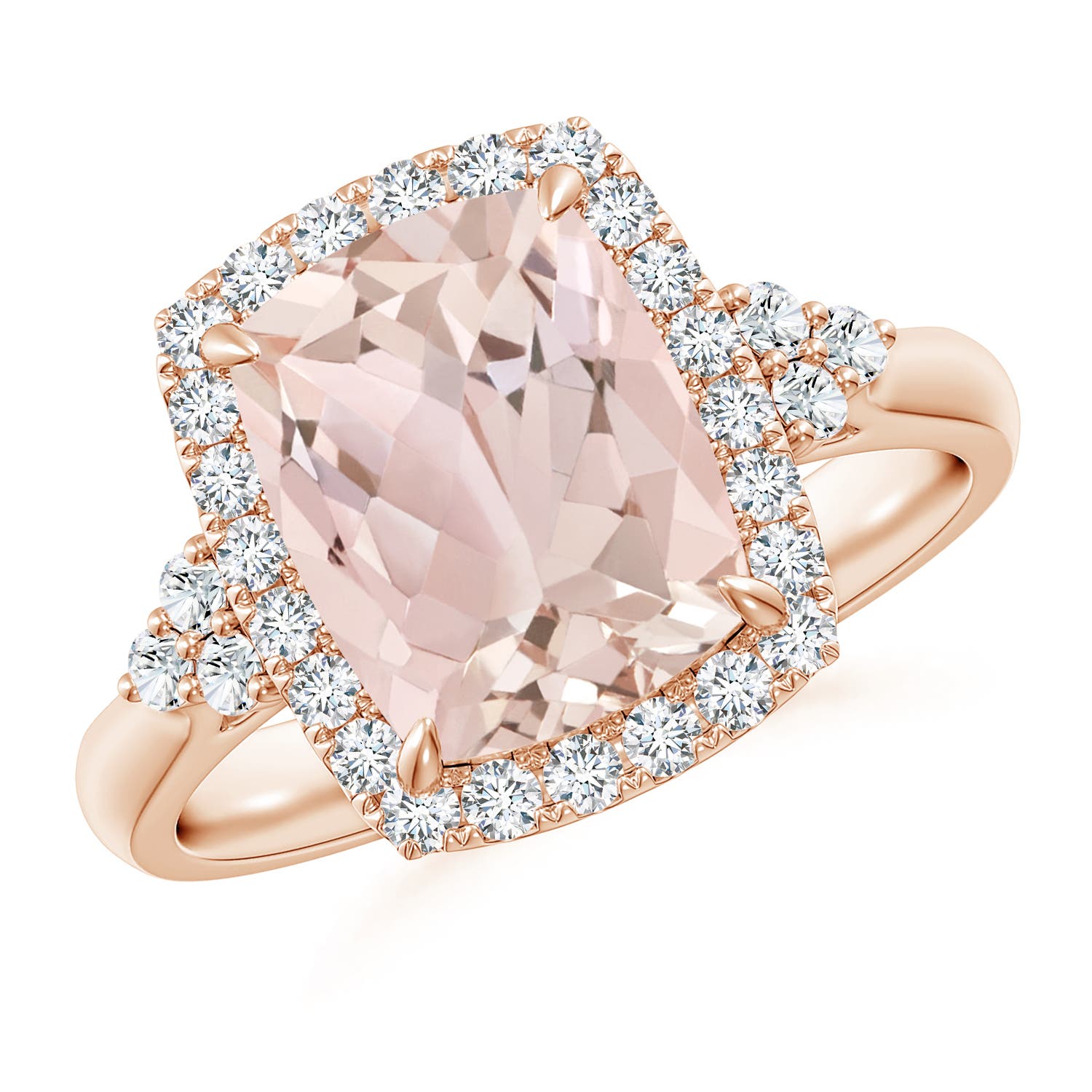 A - Morganite / 3.05 CT / 14 KT Rose Gold