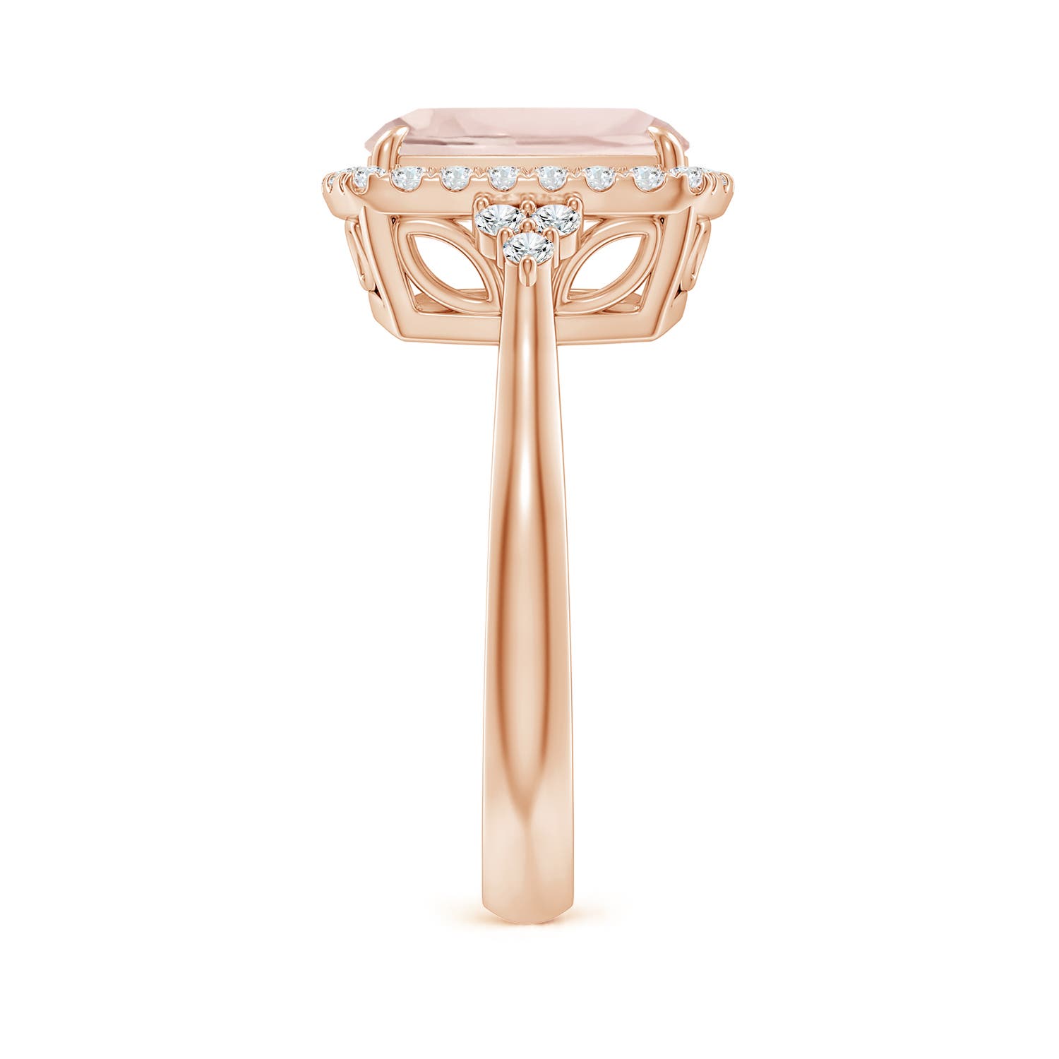 A - Morganite / 3.05 CT / 14 KT Rose Gold