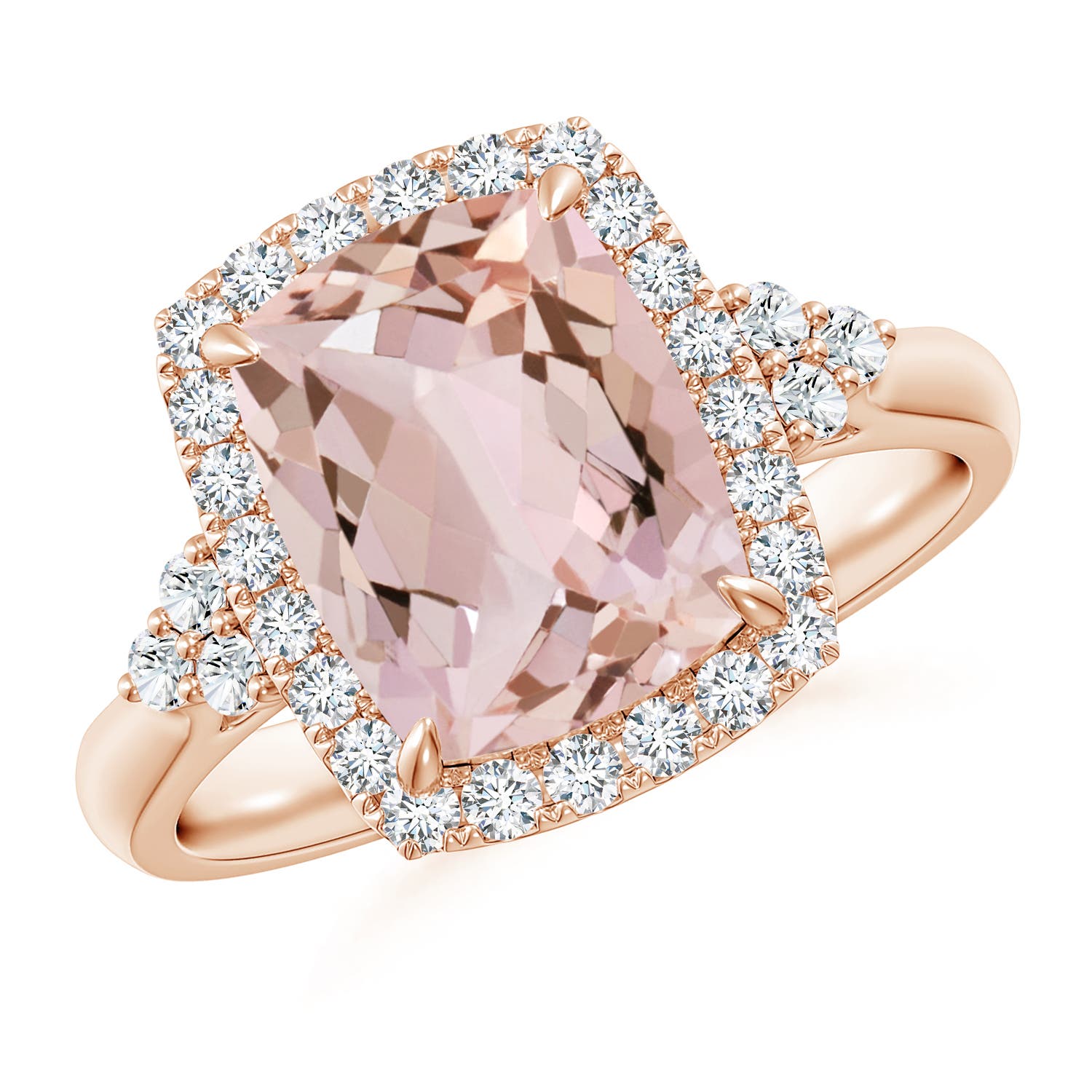 AA - Morganite / 3.05 CT / 14 KT Rose Gold