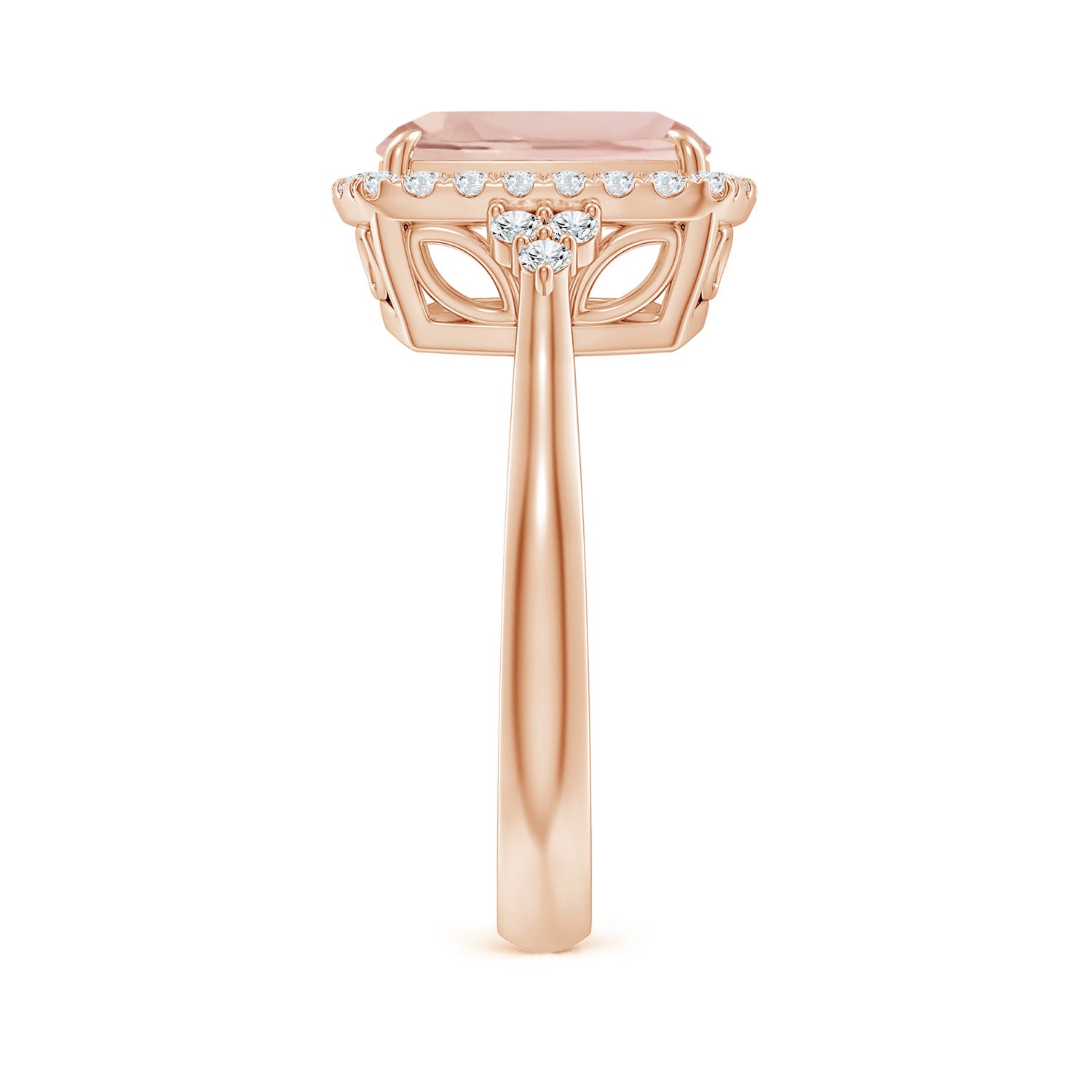 AA - Morganite / 3.05 CT / 14 KT Rose Gold